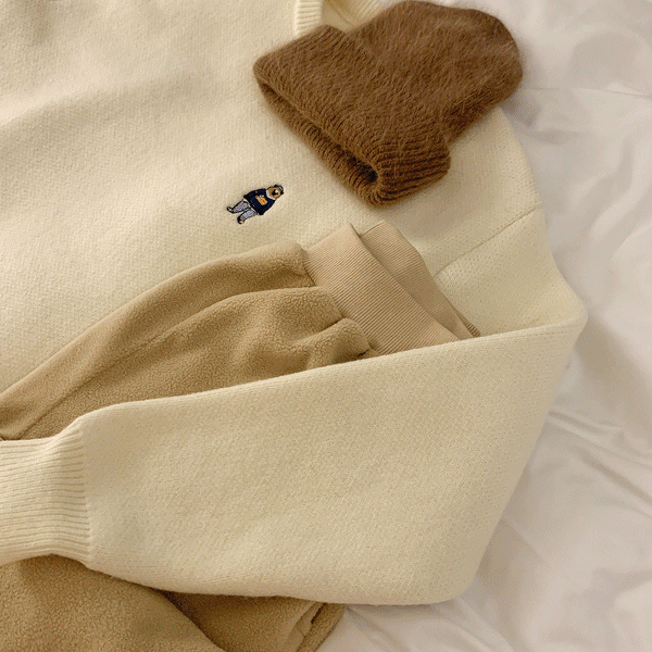 곰돌자수-knit