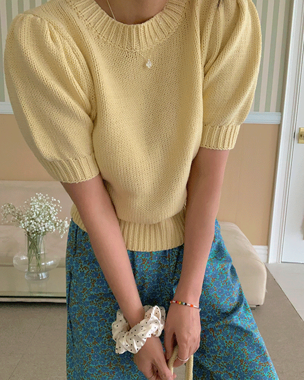 퍼프미니백세트-knit